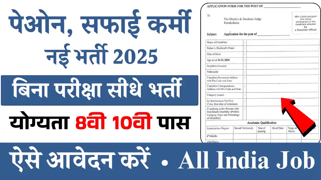 District Court Peon Vacancy 2025