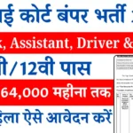 High Court Clerk Driver Assistant Vacancy