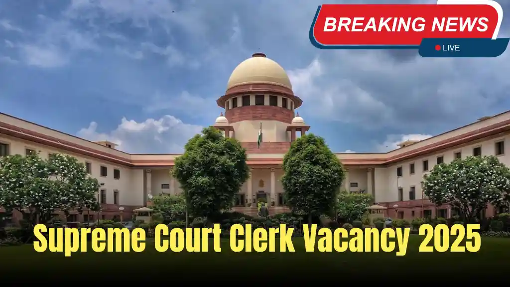 Supreme Court Clerk Vacancy 2025